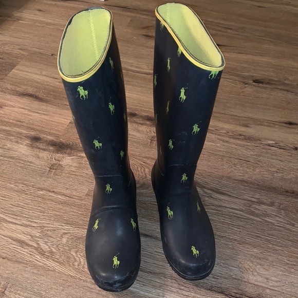 Polo Ralph Lauren Shoes - Polo Ralph Lauren rubber rain boots size - 7